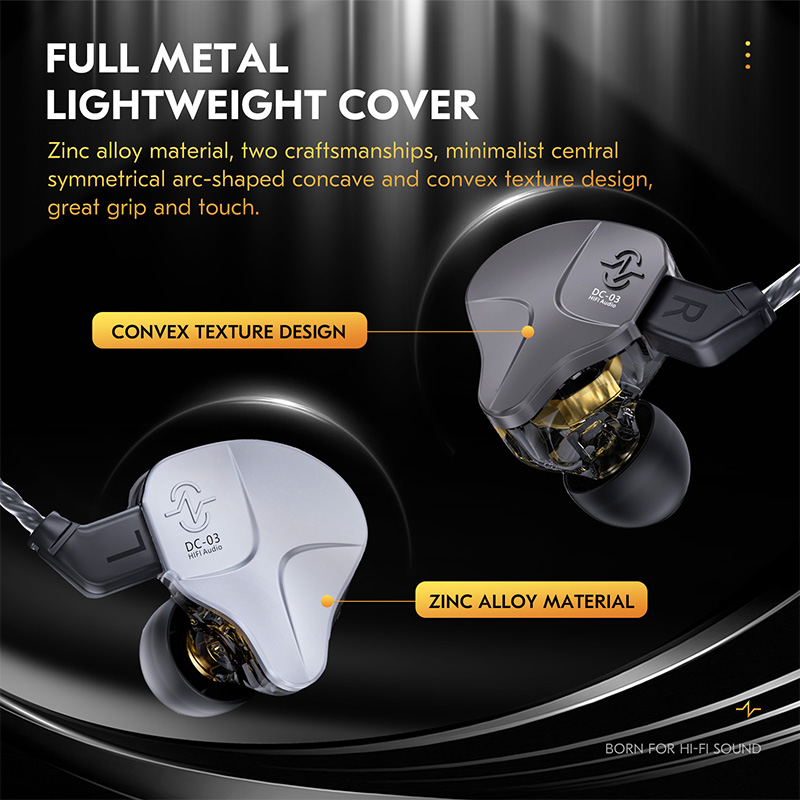 CCZ DC03 IEM Wired Earbuds 10m - In Ear Monitors For Singers ulasan dan harga