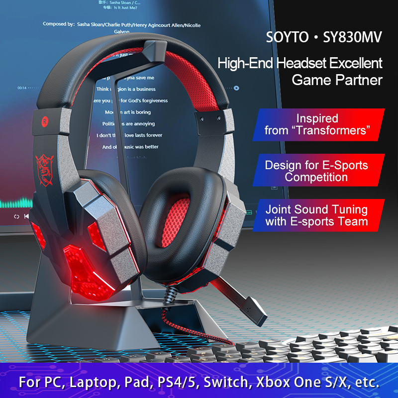 7.1 Surround Sound Gaming Head - Gaming Headset With Mic Rgb ulasan dan harga