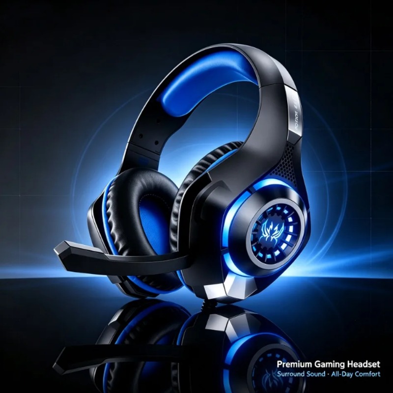 Wired Gaming Headset Over Ear  - Gaming Headset With Mic Rgb ulasan dan harga