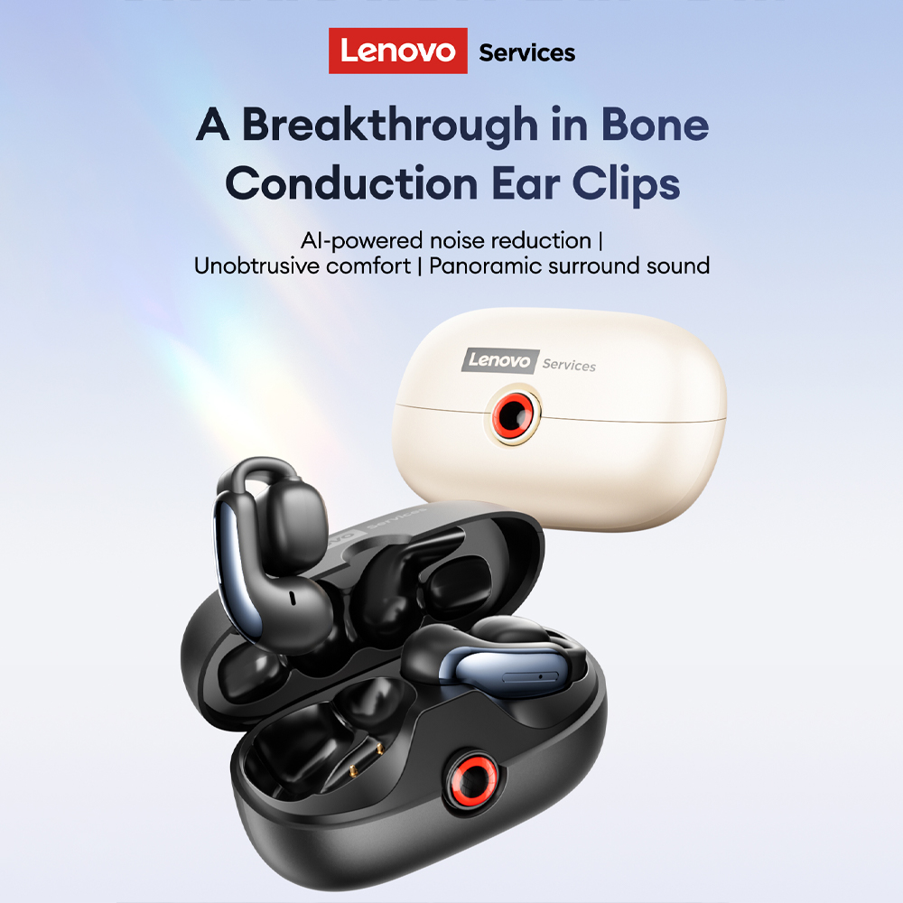 Lenovo LES-108 Bone Conduction - Headphones ulasan dan harga