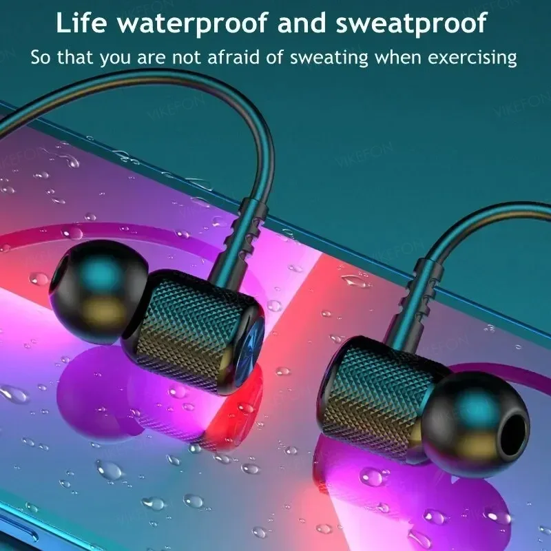 Wireless Headphones Bluetooth  - Magnetic Neckband Sports Earphones ulasan dan harga
