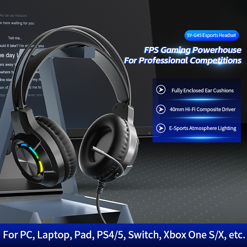 Gaming Headset Noise Cancellin - Gaming Headset With Mic Rgb ulasan dan harga