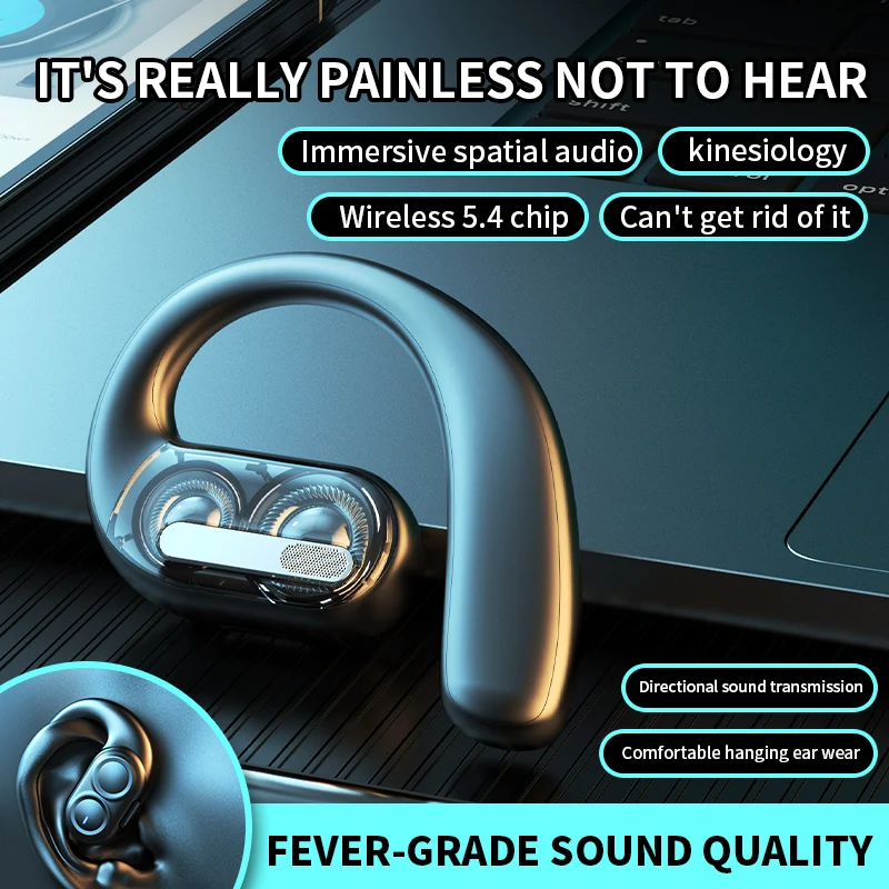 Wireless Bluetooth Headphones  - Open Ear Air Conduction Headphones ulasan dan harga