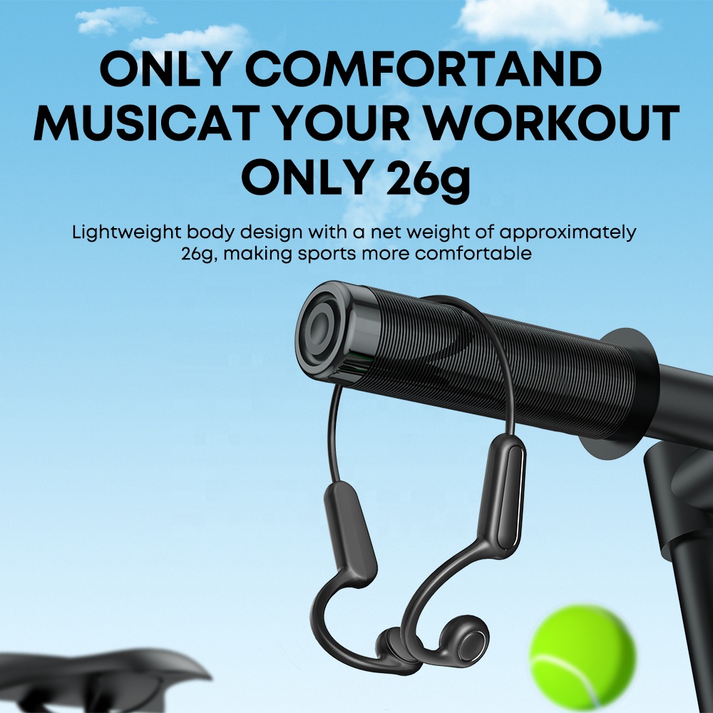 Factory Wireless Sport Earphon - Bone Conduction Running Headphones ulasan dan harga