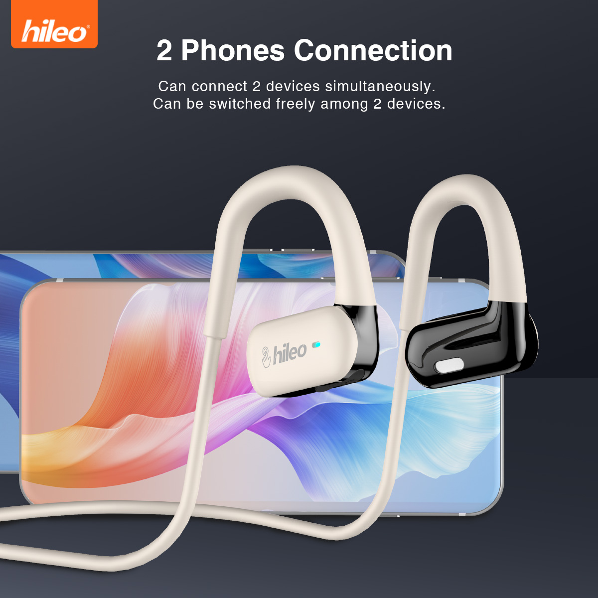 Hileo Hi77 Speakers Bluetooth  - Open Ear Air Conduction Headphones ulasan dan harga