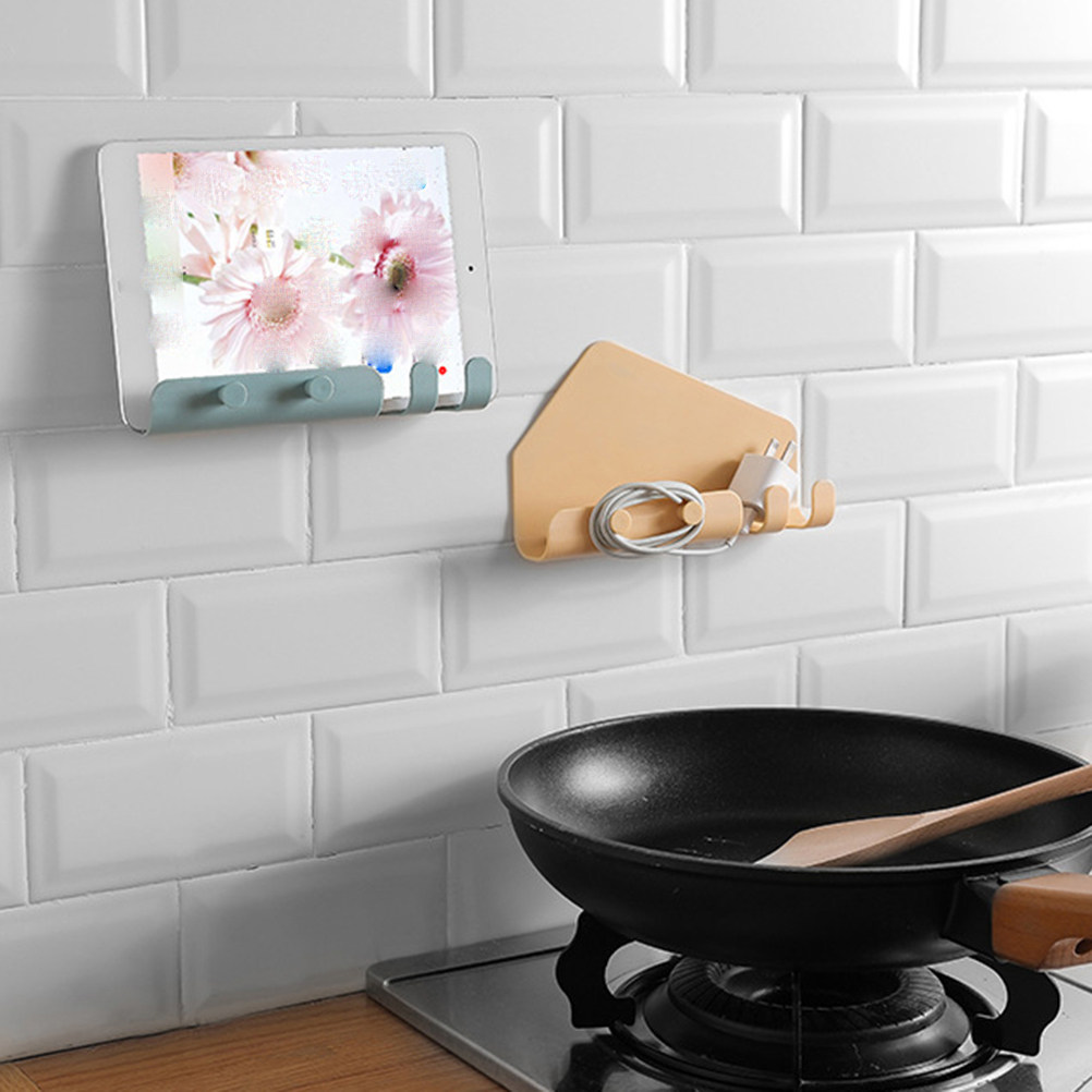 2Pcs Wall Phone Holder Sticky  - Tablets ulasan dan harga
