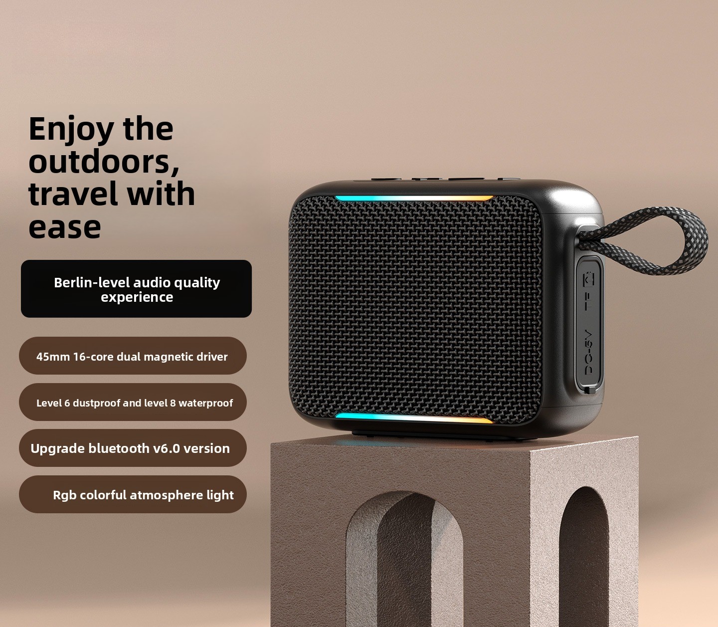 New Outdoor Waterproof Portabl - Portable Bluetooth Speaker Waterproof Ipx7 ulasan dan harga