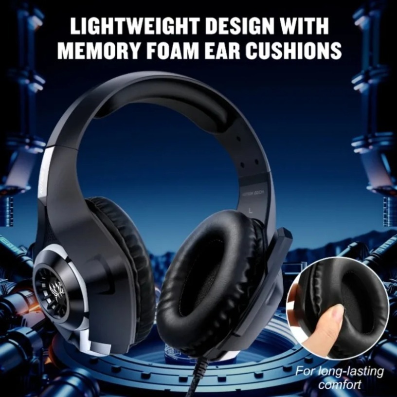 Wired Gaming Headphones with M - Gaming Headset With Mic Rgb ulasan dan harga