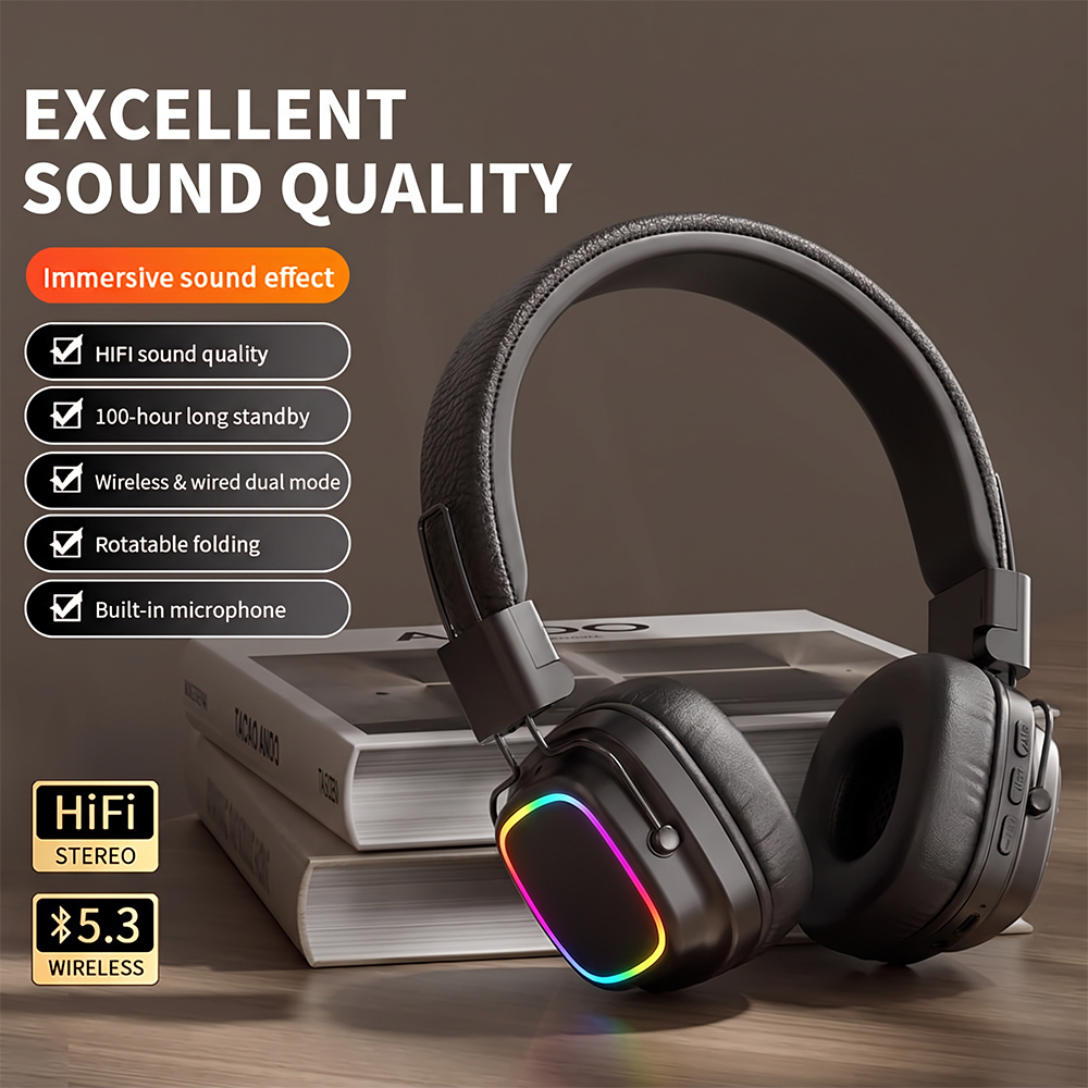 Choice BT1636 Retro Classic Wi - Anc Wireless Over Ear Headphones ulasan dan harga
