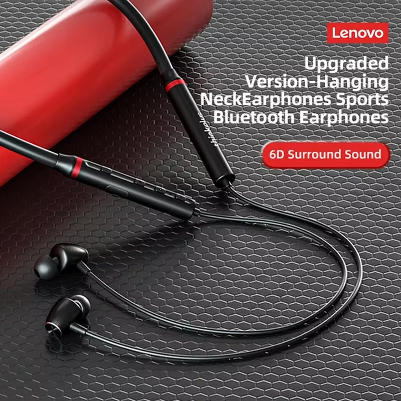 Lenovo Bluetooth Earphones Wat - Magnetic Neckband Sports Earphones ulasan dan harga