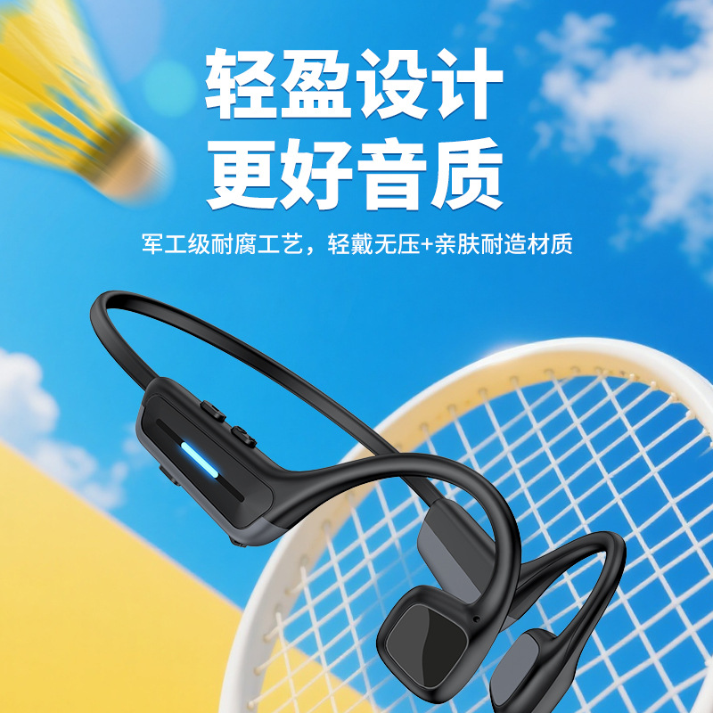 NEW Real Bone Conduction Sport - Bone Conduction Running Headphones ulasan dan harga