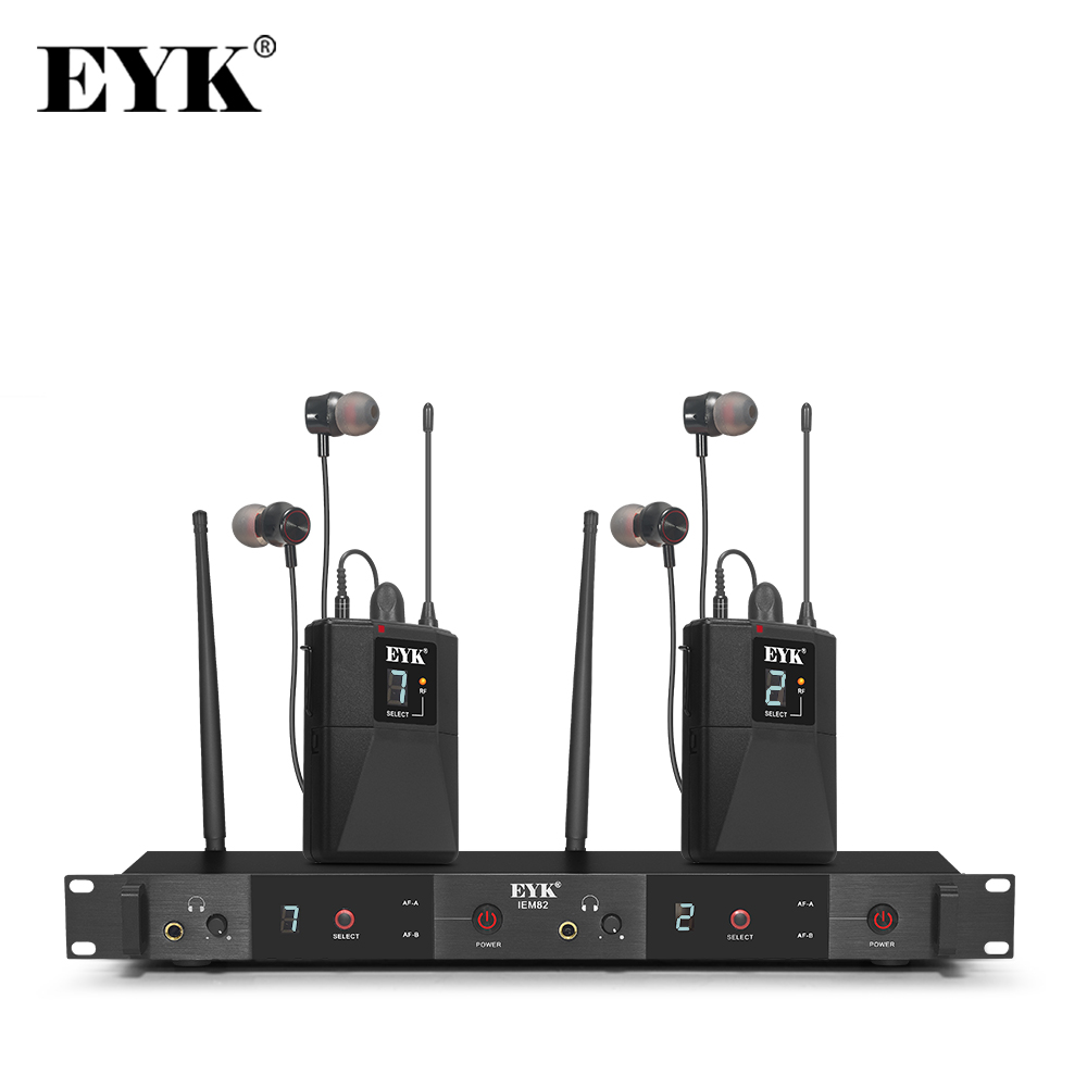 EYK IEM82 UHF Wireless In Ear  - In Ear Monitors For Singers ulasan dan harga