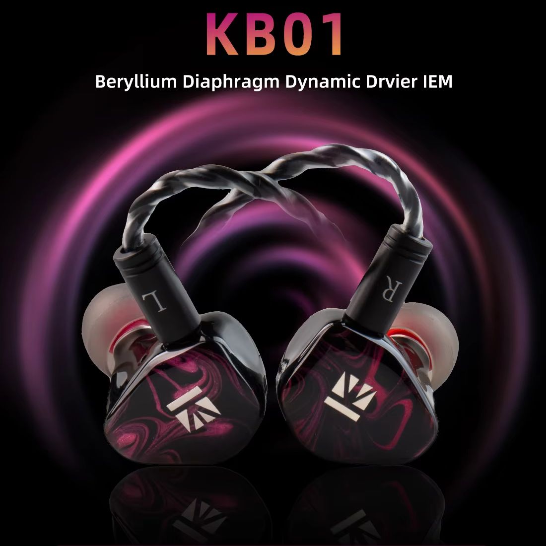 KBEAR KB01 In Ear Diaphragm Dy - In Ear Monitors For Singers ulasan dan harga