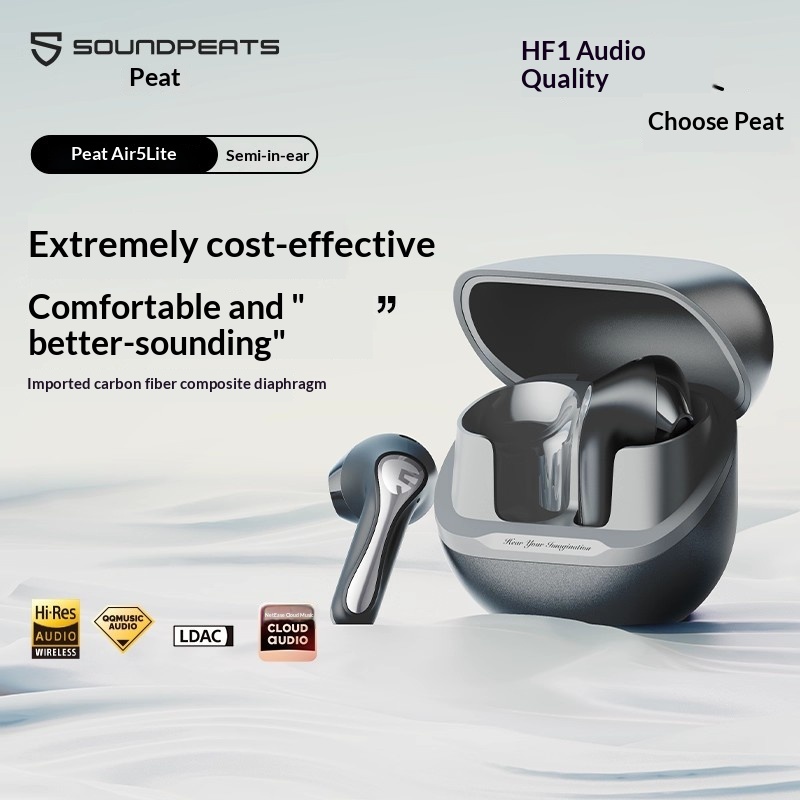 SoundPEATS Air5 Lite Bluetooth - Headphones ulasan dan harga