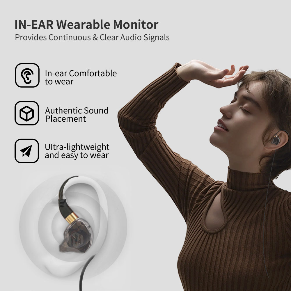 LMBGM SE9 UHF Wireless In Ear  - In Ear Monitors For Singers ulasan dan harga