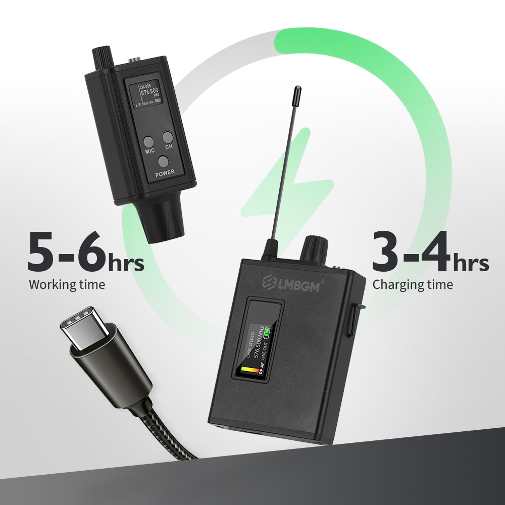 LMBGM SE9 UHF Wireless In Ear  - In Ear Monitors For Singers ulasan dan harga