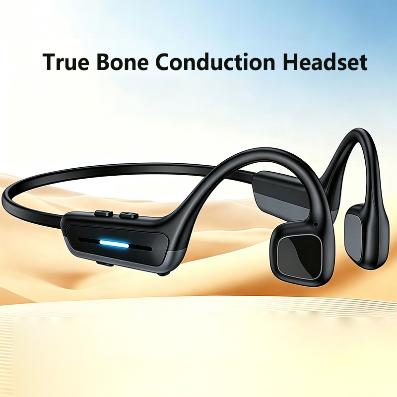 Open Ear Bone Conduction Bluet - Bone Conduction Running Headphones ulasan dan harga