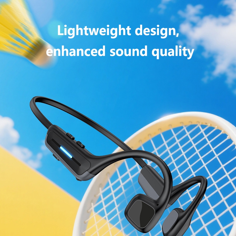 Open Ear Bone Conduction Bluet - Bone Conduction Running Headphones ulasan dan harga
