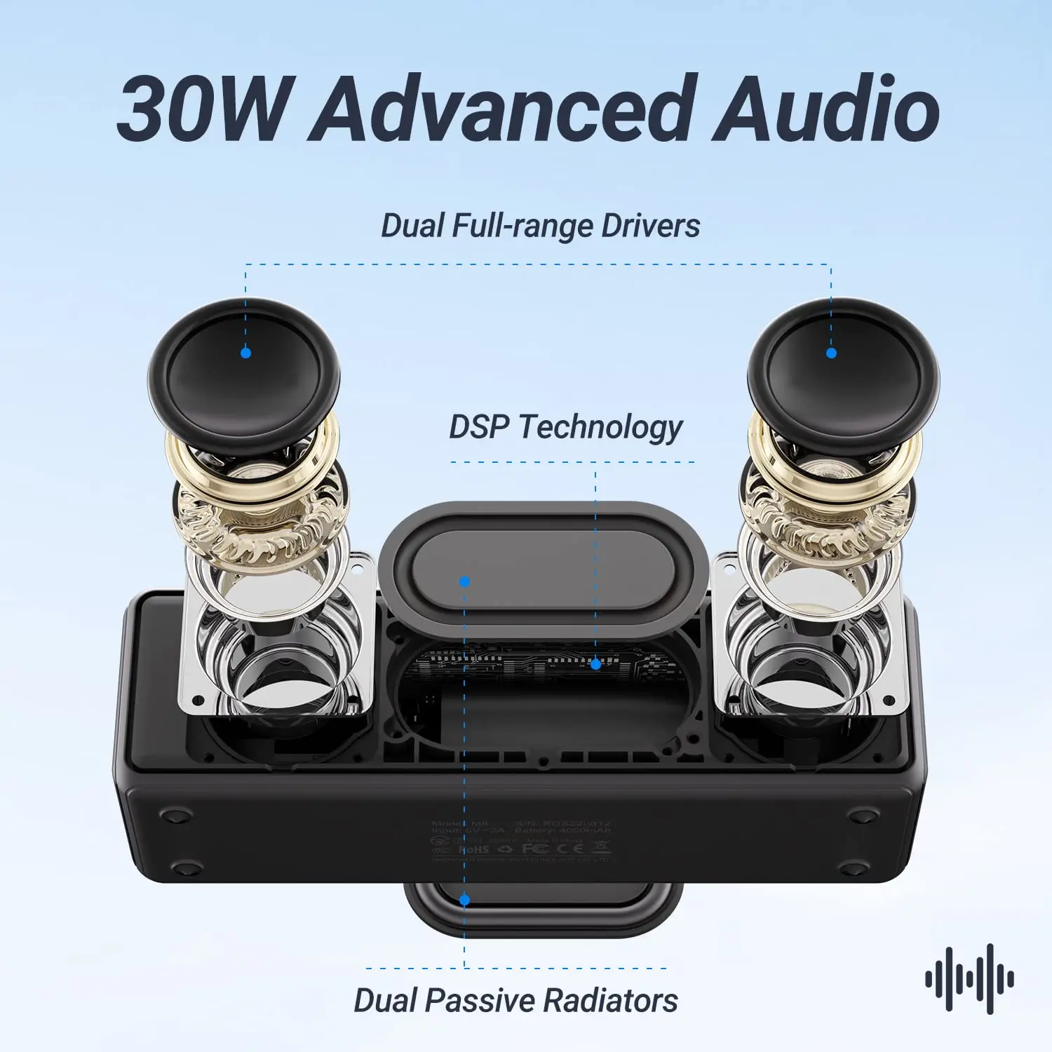 BOGASING M8 Wireless Bluetooth - Portable Bluetooth Speaker Waterproof Ipx7 ulasan dan harga