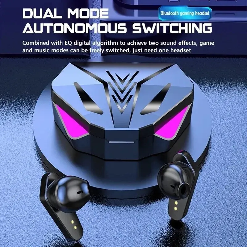 TWS Wireless Bluetooth 5.3 Hea - Gaming Headset With Mic Rgb ulasan dan harga