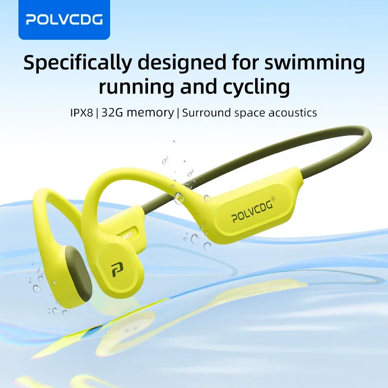 POLVCDG X9 Bone Conduction Swi - Open Ear Air Conduction Headphones ulasan dan harga