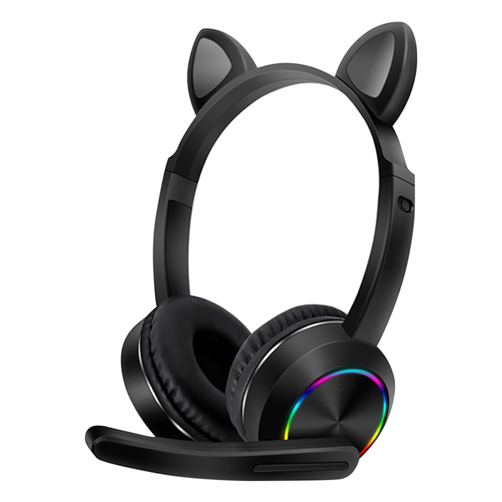 Cute Cat Ear Bluetooth Headpho - Cat Ear Bluetooth Headset Led ulasan dan harga