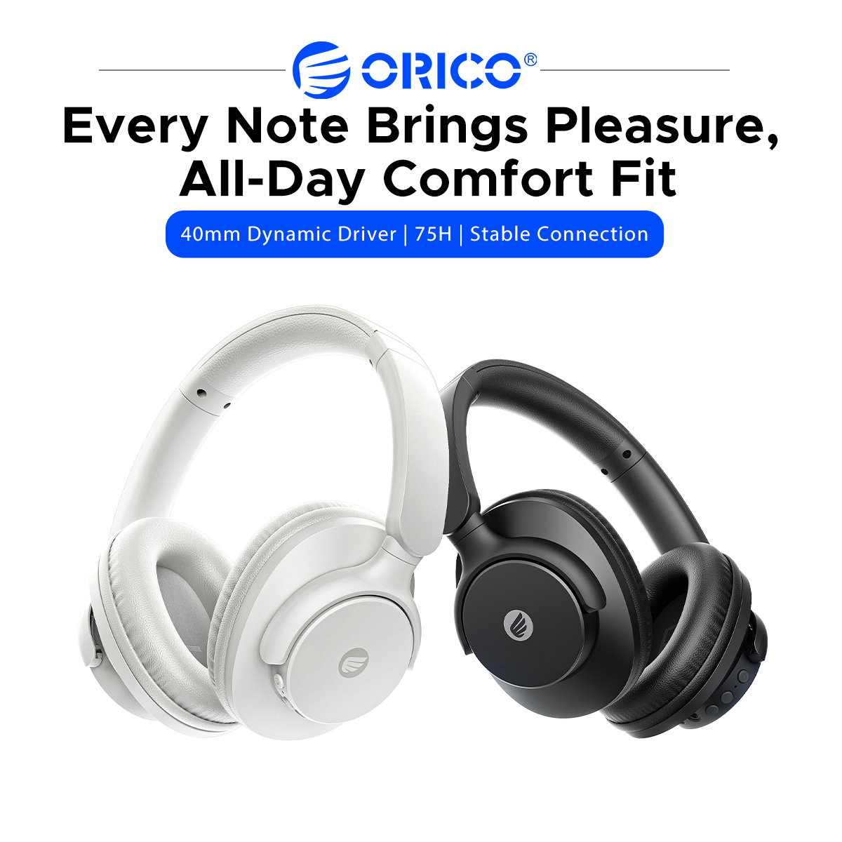 ORICO Wireless Over-Ear Blueto - Anc Wireless Over Ear Headphones ulasan dan harga