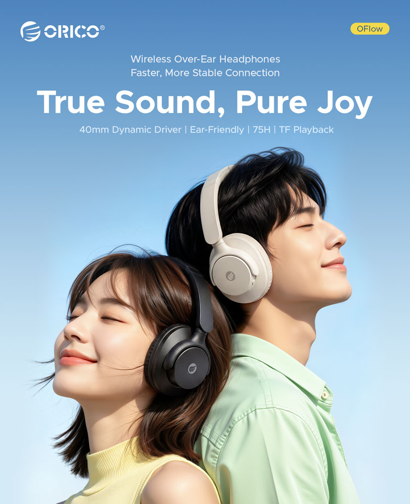ORICO Wireless Over-Ear Blueto - Anc Wireless Over Ear Headphones ulasan dan harga