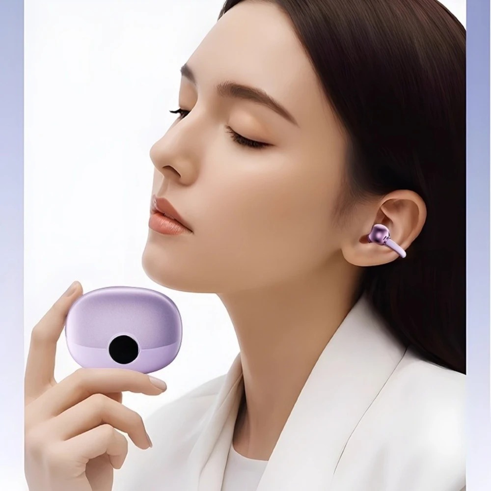 Wireless Clip‑On Earphones,  D - Open Ear Air Conduction Headphones ulasan dan harga