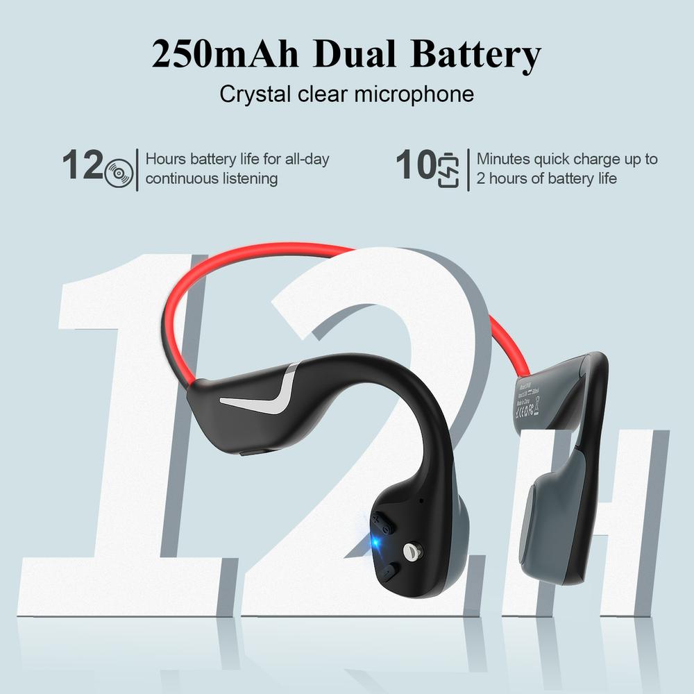DV68 Pro Bone Conduction Bluet - Bone Conduction Running Headphones ulasan dan harga
